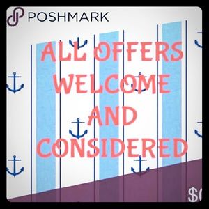 All offers welcomed!